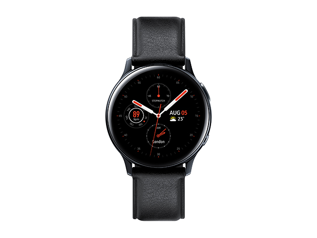Galaxy Watch Active2（ブラック／40㎜）　正面