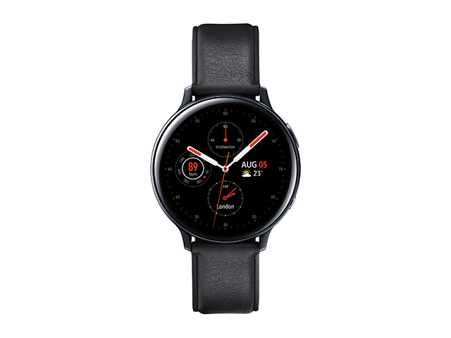 Galaxy Watch Active2（ブラック／44㎜）　正面