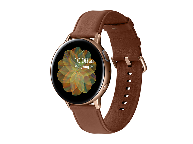 Galaxy Watch Active2（ゴールド／44㎜）　左振り