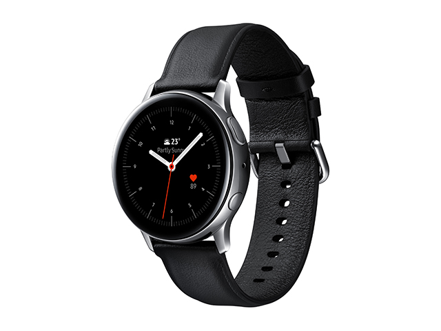 Galaxy Watch Active2（シルバー／40㎜）　左振り