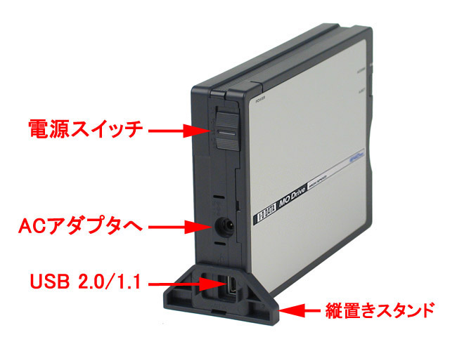 I-O DATA MOドライブ 型番 MOC2-U1.3R - PC周辺機器