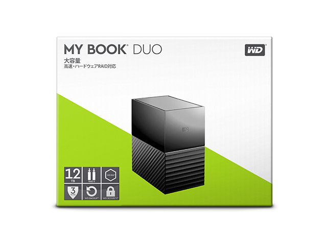 My Book Duo（2017）　パッケージ（12TB）