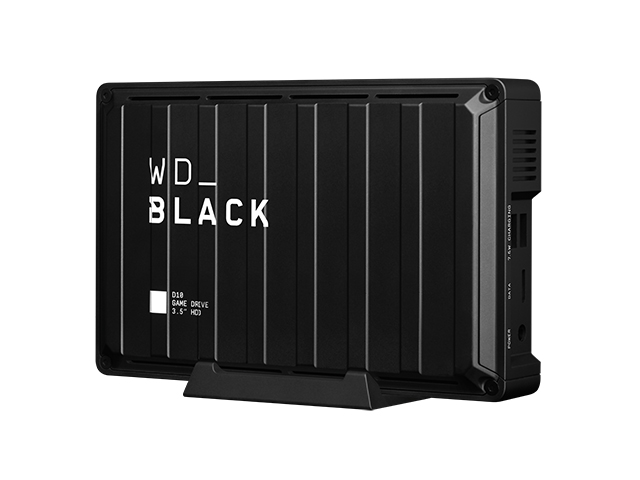 WD_Black D10 Game Drive　左振り斜め