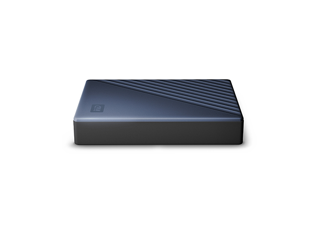My Passport Ultra（2019年発売モデル）　横置き（ブルー／4TB）