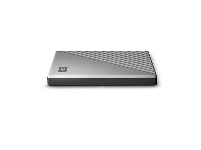 My Passport Ultra（2019年発売モデル）　横置き（シルバー／2TB）
