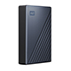 My Passport Ultra（2019年発売モデル）　右振り斜め（ブルー／4TB）