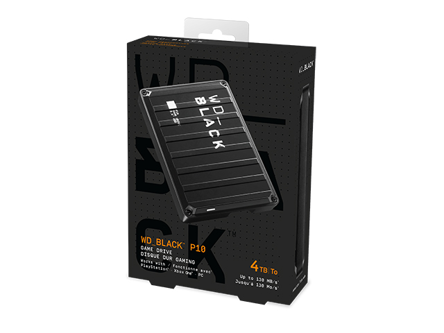 WD_Black P10 Game Drive　パッケージ（4TB）