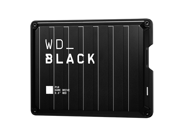 WD_Black P10 Game Drive　左振り斜め（2TB）