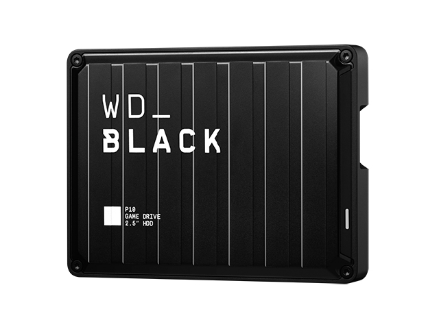 WD_Black P10 Game Drive　左振り斜め（4TB）