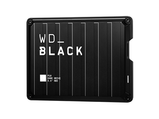 WD_Black P10 Game Drive（2024）　左振り斜め