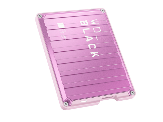 WD_Black P10 Game Drive Pink　斜め（2TB）