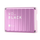 WD_Black P10 Game Drive Pink　左振り斜め（4・6TB）