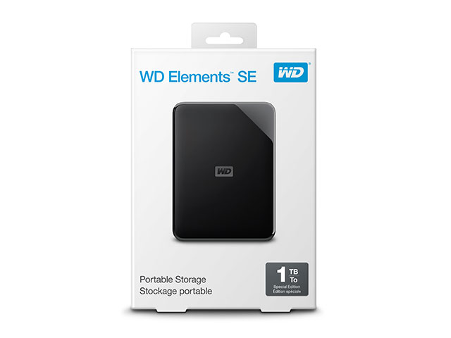 WD Elements SE Portable　パッケージ（1TB）