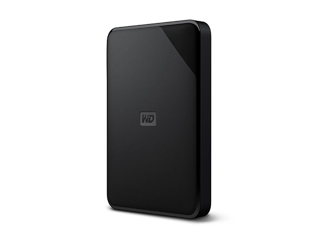 WD Elements SE Portable　左振り斜め（2021年モデル　1TB、2TB）