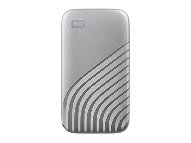 My Passport SSD 2020 Hi-Speed（ECモデル）　正面（シルバー）