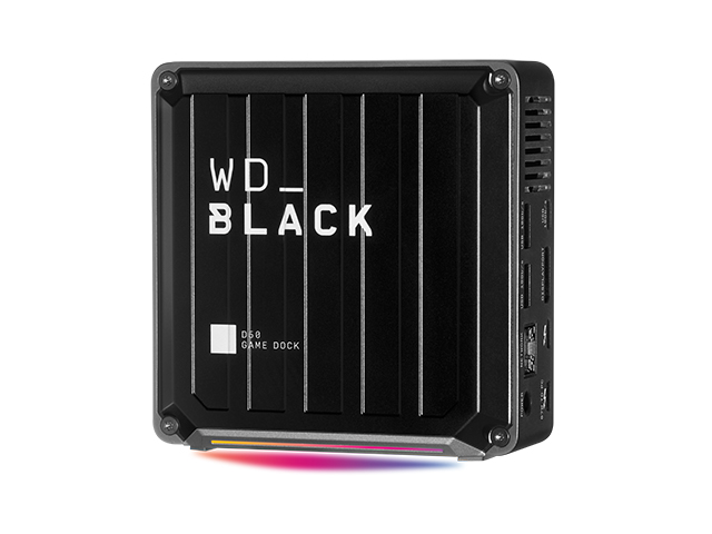 WD_Black D50 ゲームドックSSD　左振り斜め