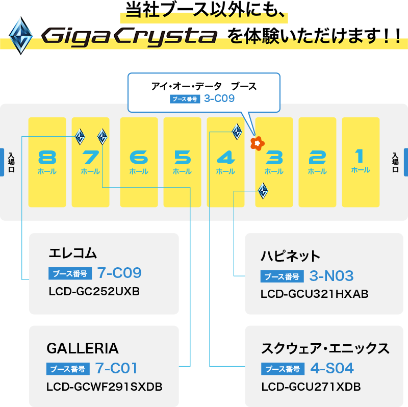 アイ・オー・データ　ブース ブース番号　3-C09