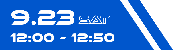 9.23 SAT 12:00～12:50