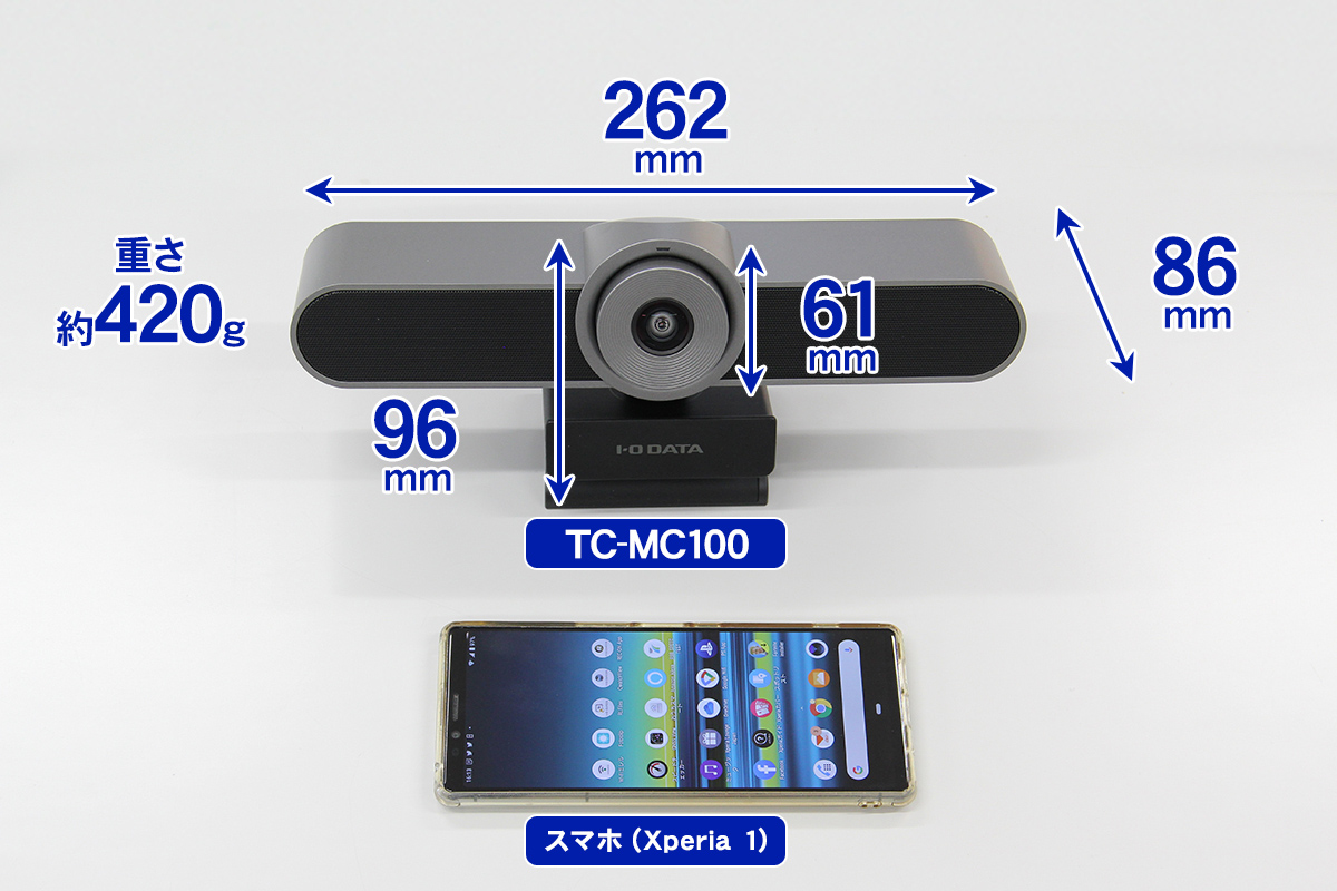 「TC-MC100」のサイズ