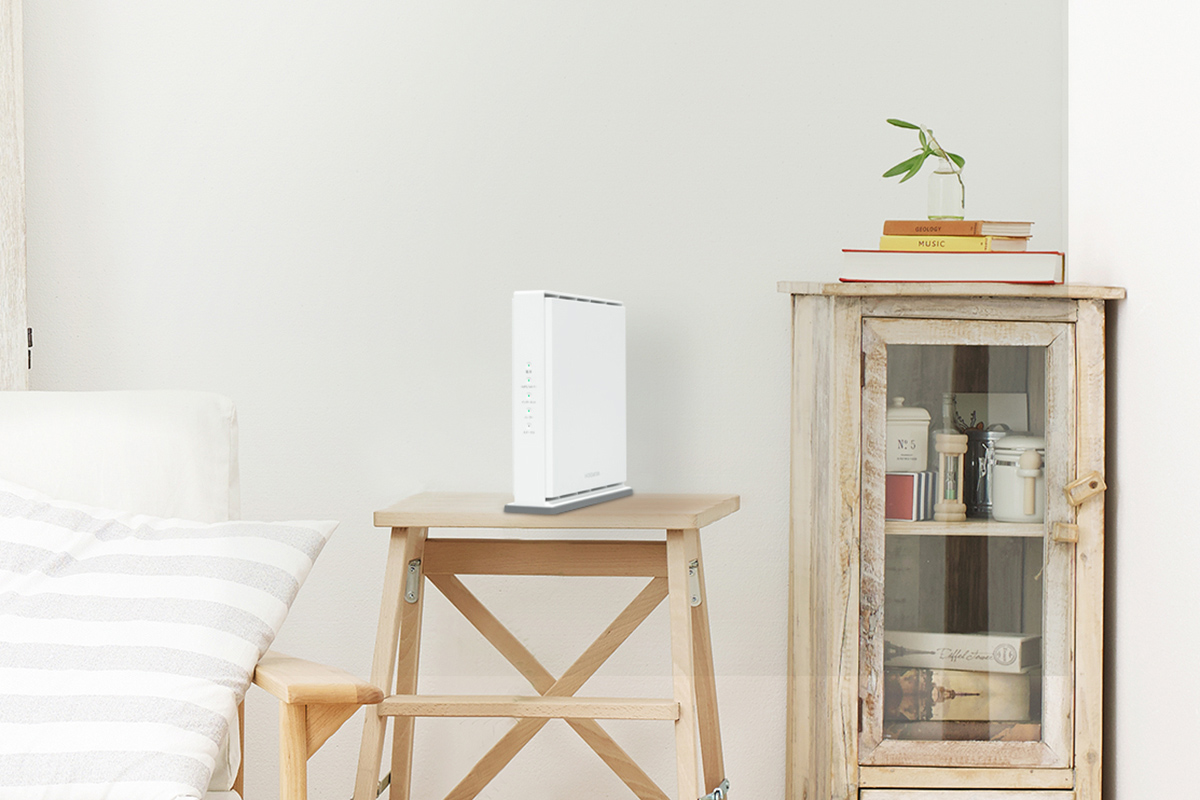 見えるところに置いてWi-Fi電波も飛びやすくなる