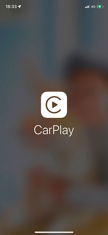 「Apple CarPlay」起動（スマホ）