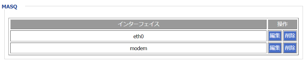 「eth0」が増えていることを確認します。