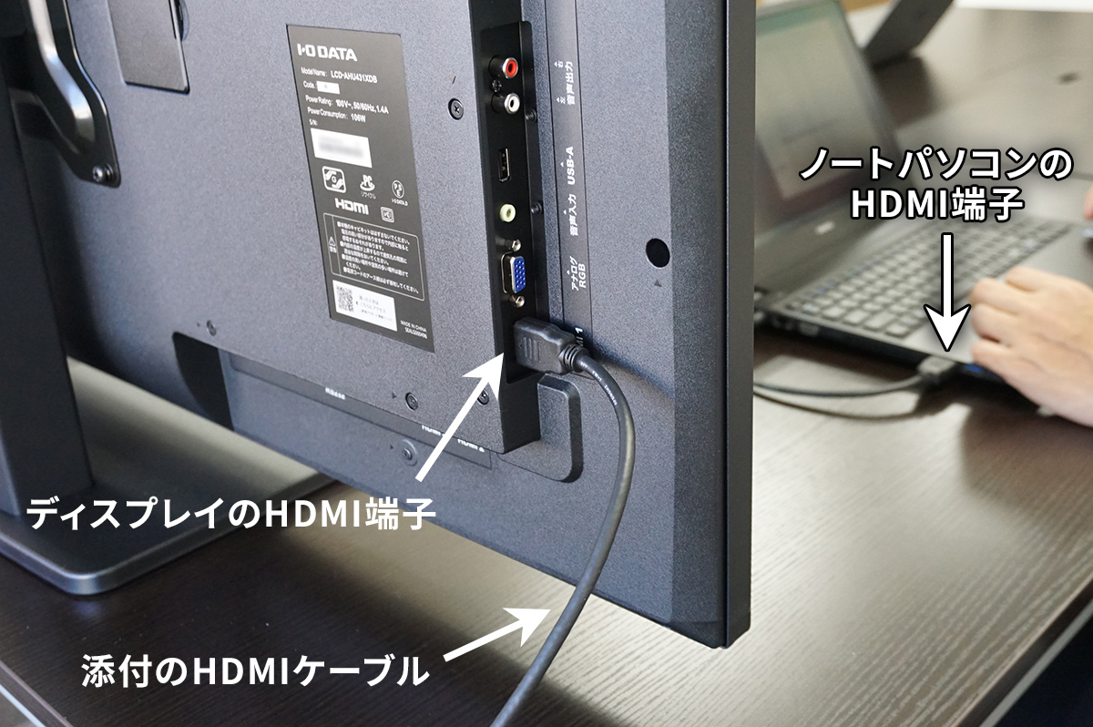 組み立てたらすぐに設置、接続して使える