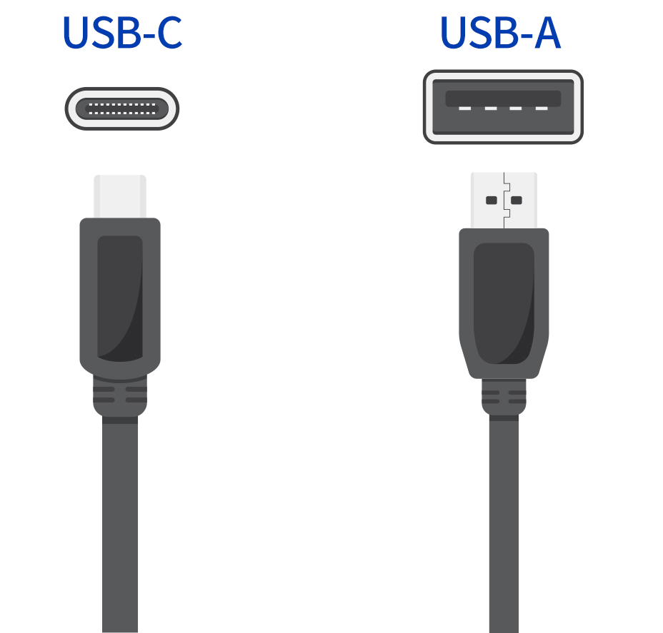 USB-CとUSB-A