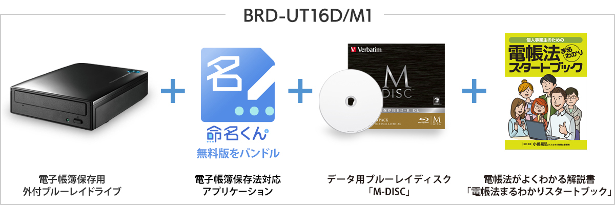 「BRD-UT16D/M1」のセット内容