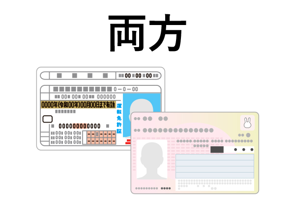 マイナ免許証と従来型運転免許証の2枚持ち
