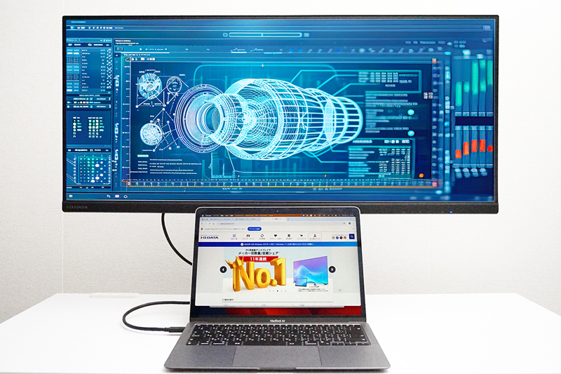 UWQHDディスプレイ 「LCD-CWQ341SDB-Fシリーズ」