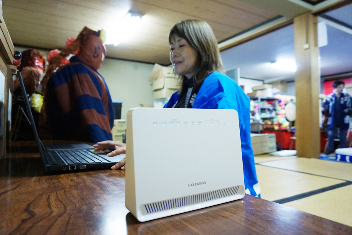 公民館で利用した「UD-LTA」