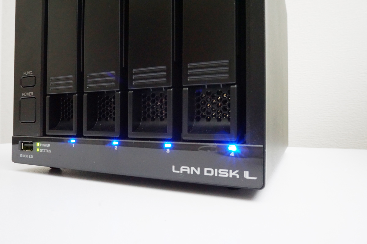 4ドライブ構成の高信頼NAS「HDL-LVシリーズ」