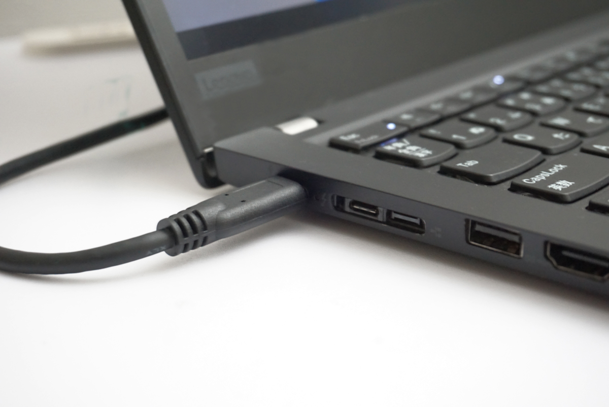 1台はUSB Type-C接続