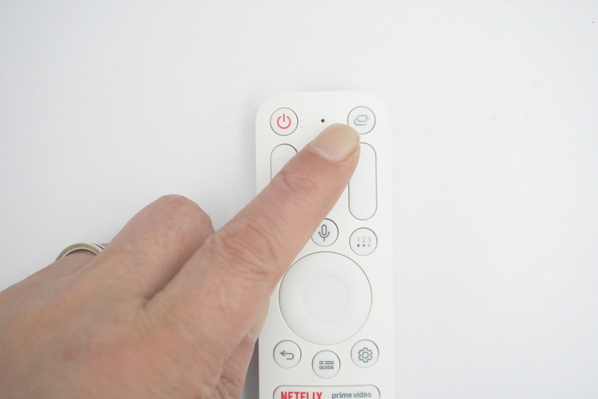 「入力切換」ボタン