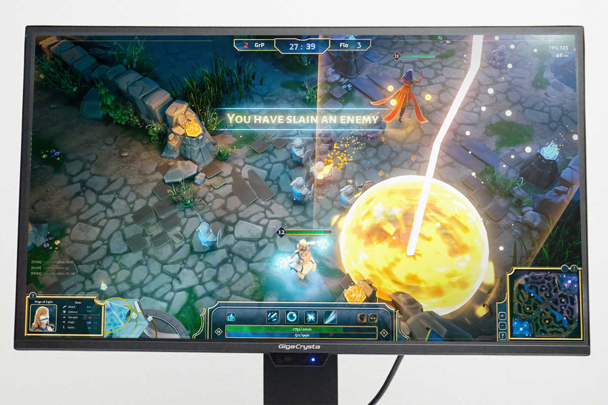 WQHD解像度の広い表示領域