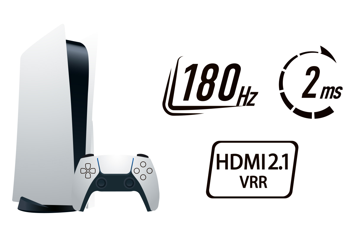 ゲーミングモニターとしても十分な性能をもつ