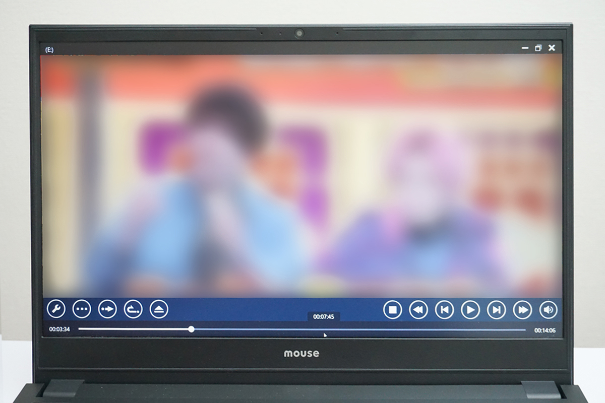 「BDミレル」の操作メニュー