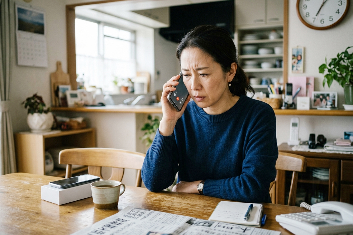 一人暮らしする親と連絡がつかない