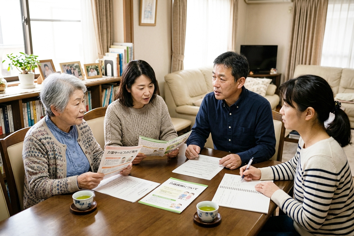 高齢の親と家族間での事前相談