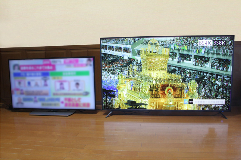 50型テレビと65型「LCD-M4K651XDB」