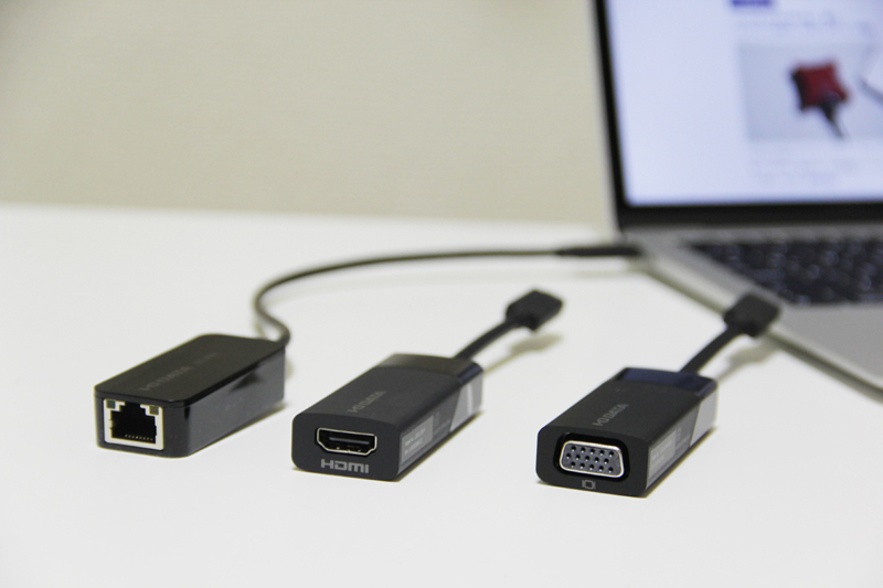 USB Type-C対応の便利なアダプター