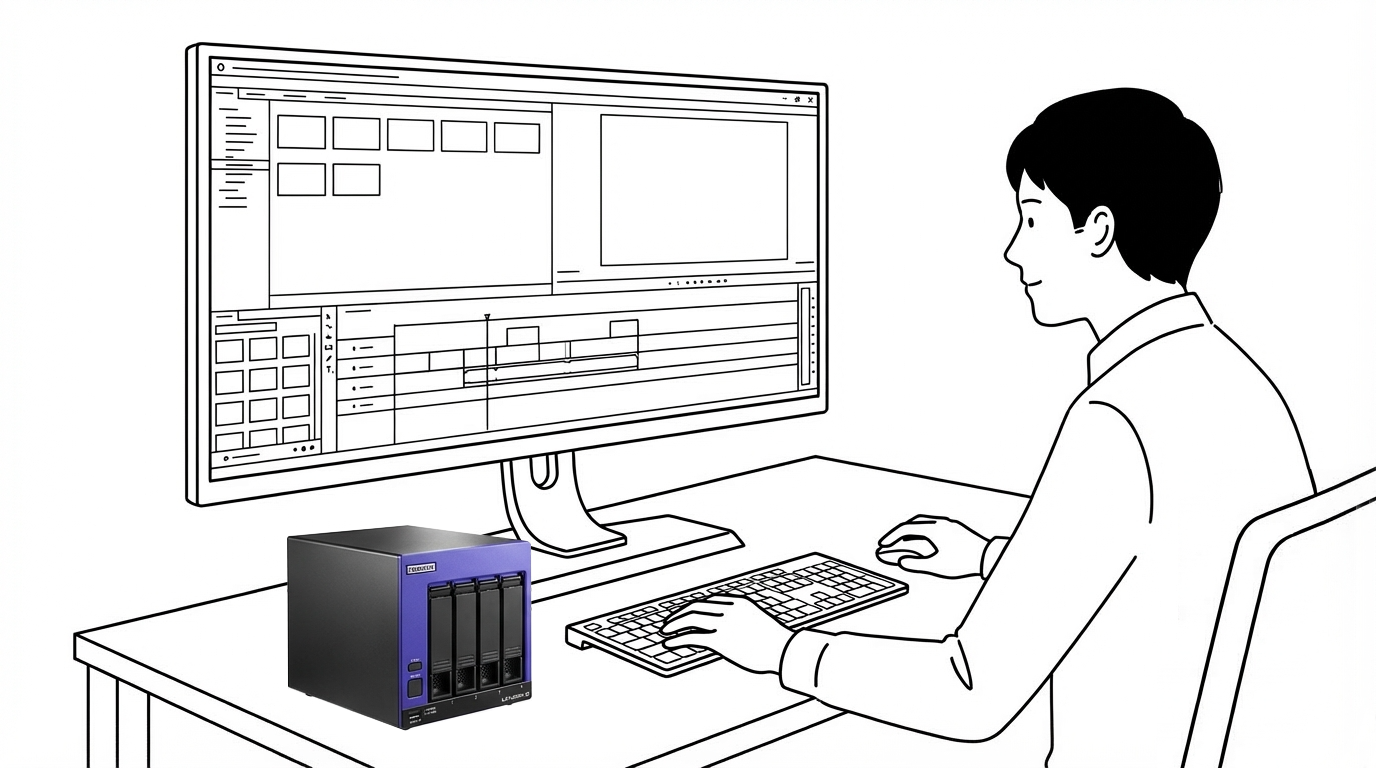 大量の動画データを保存したい