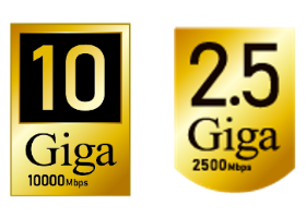 10GbEやマルチギガなどの高速通信