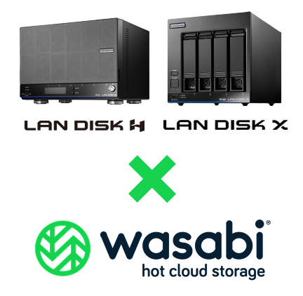 LinuxベースOS搭載NAS × Wasabiの特長