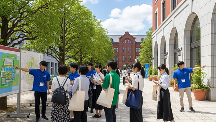 保護者やオープンキャンパスに。学校イベント