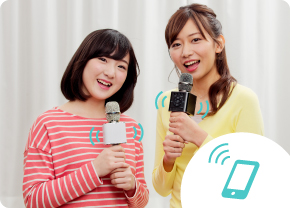 スピーカー内蔵のBluetoothワイヤレスマイク