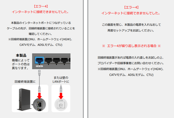 初期設定してもインターネットにつながらない 1台もインターネットにつながらない Iodata アイ オー データ機器