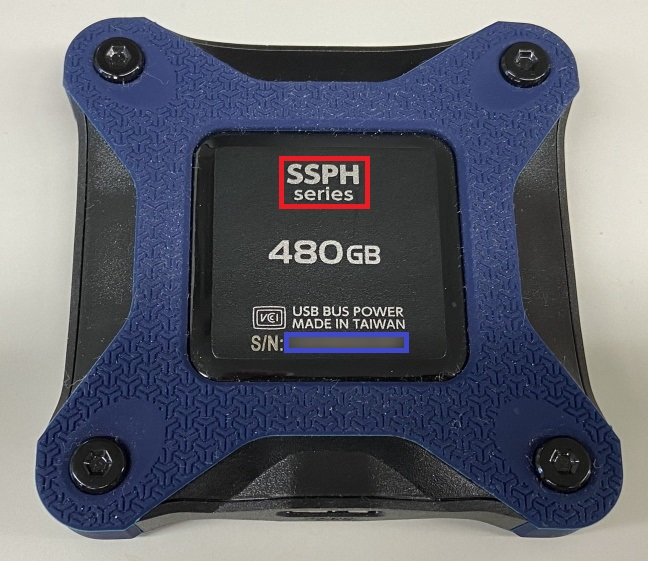 外付けhdd Ssdの製品型番 シリアル番号 S N の確認方法 Iodata アイ オー データ機器