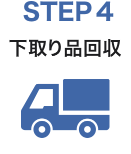 STEP4　下取り品回収